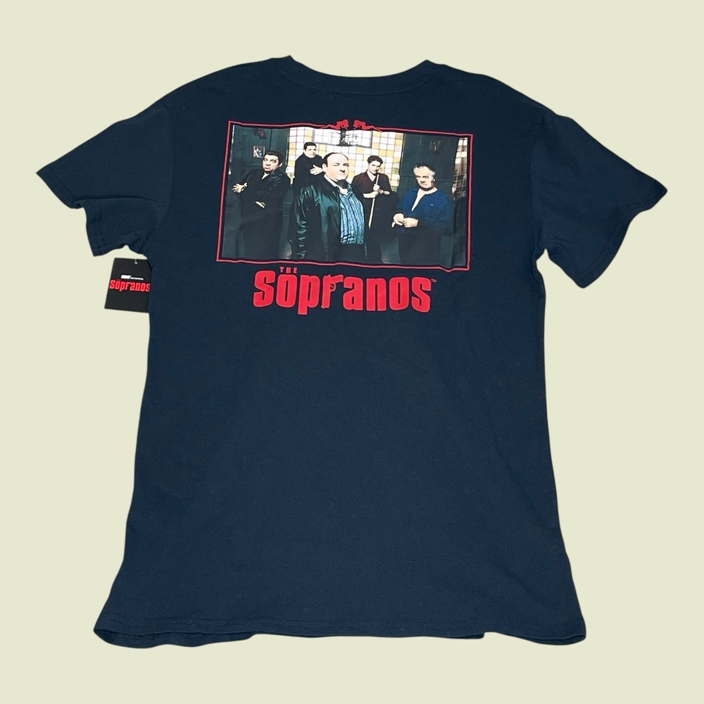 NWT The‎ Sopranos HBO Graphic T Shirt Mens Bada Bing TV Show Promo Size MEDIUM